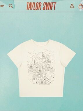 Taylor Swift HOW THE KINGDOM LIGHTS SHINED CREAM BABY T-SHIRT